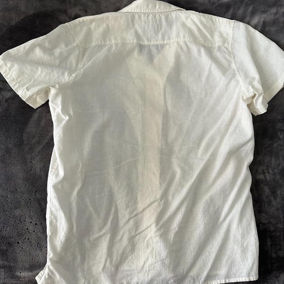 Vintage White Button Shirt - Picture 3 of 3